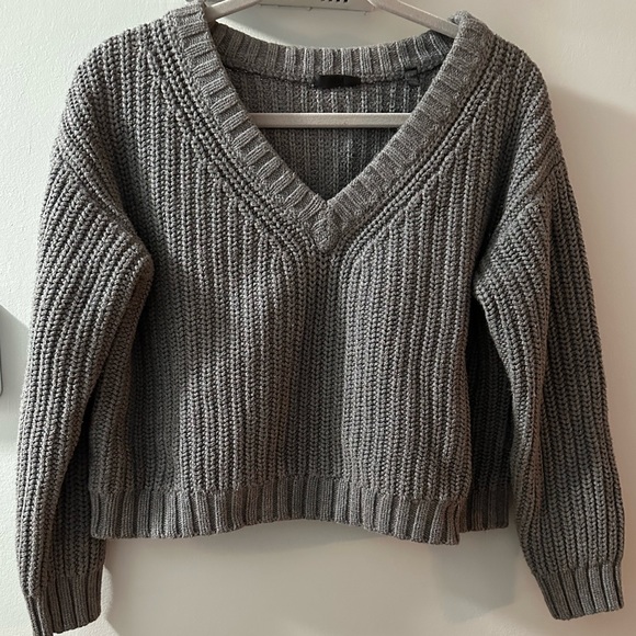 ATM Chunky V Neck Pullover - Picture 2 of 11